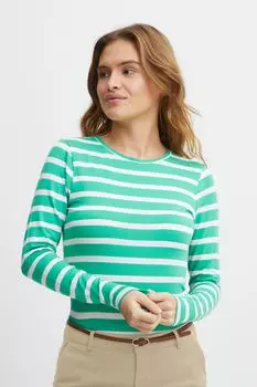 Лонгслив b.young BYPAMILA LS TSHIRT 20807931, зеленый