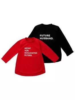 Лонгслив Baby Sweets, цвет Red/Black