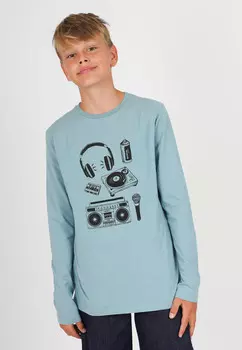 Лонгслив Band of Rascals Hip Hop Hooray, цвет arctic blue