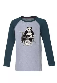 Лонгслив Band of Rascals Panda, бензиновый