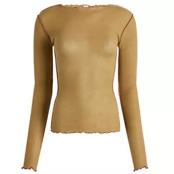 Лонгслив Baserange Vein Long Sleeve Top, оранжевый