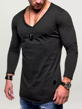 Лонгслив behype NUKE L/S, черный