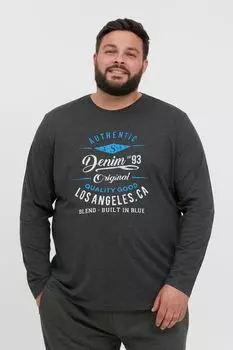 Лонгслив BLEND Longsweatshirt, серый