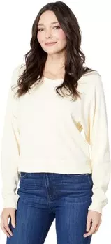 Лонгслив bobi Los Angeles Slouchy Raglan Long Sleeve in Modal Thermal, цвет Creamer