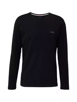 Лонгслив BOSS Shirt Mix&Match, черный