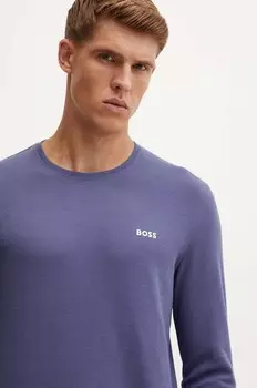 Лонгслив Boss, синий