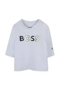 Лонгслив Boss, синий