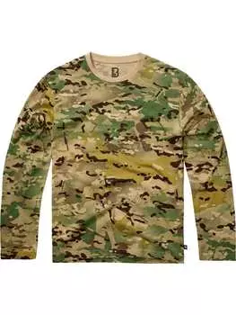Лонгслив Brandit, цвет camouflage