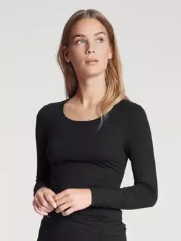 Лонгслив Calida Shirt, черный