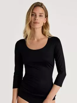 Лонгслив Calida Shirt, черный