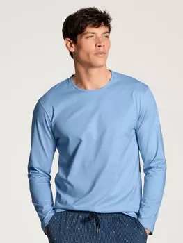 Лонгслив Calida Shirt, цвет placid blue