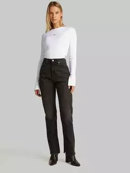 Лонгслив CALVIN KLEIN JEANS, белый