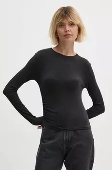 Лонгслив Calvin Klein Jeans, черный