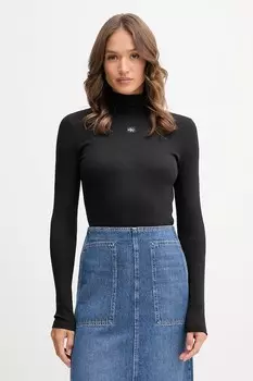 Лонгслив Calvin Klein Jeans, черный
