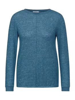 Лонгслив Cecil Langarmshirt, цвет aqua melange