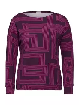 Лонгслив Cecil Langarmshirt, цвет beloved berry