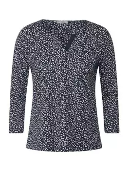 Лонгслив Cecil Langarmshirt, цвет universal blue