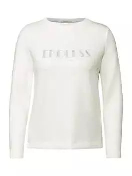Лонгслив Cecil Langarmshirt, цвет vanilla white