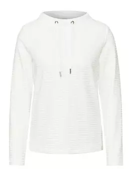 Лонгслив Cecil Langarmshirt, цвет vanilla white