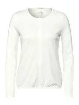 Лонгслив Cecil Langarmshirt, цвет vanilla white