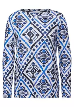 Лонгслив CECIL Shirt, цвет silver grey
