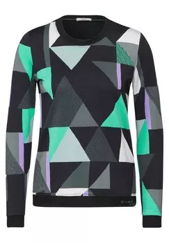 Лонгслив CECIL Shirt, разноцветный