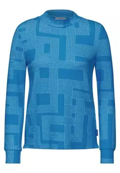 Лонгслив CECIL Shirt, синий