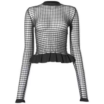 Лонгслив Cecilie Bahnsen Gro Top, черный