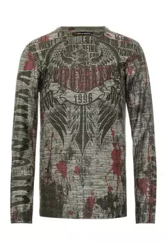 Лонгслив Cipo & Baxx Langarmshirt, антрацит