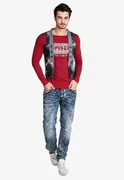 Лонгслив Cipo & Baxx Langarmshirt, бордо