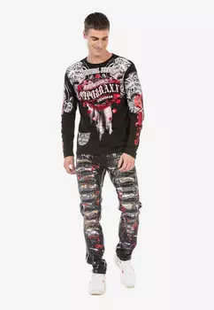 Лонгслив Cipo & Baxx Langarmshirt, черный
