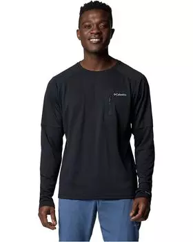 Лонгслив Columbia Columbia Tech Knit Long Sleeve Crew, черный