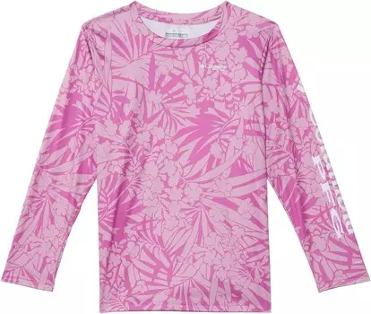 Лонгслив Columbia Kids Super Tidal Long Sleeve, цвет Bright Lavender Tropictones