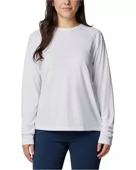 Лонгслив Columbia PFG Solar Stream, белый