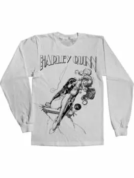 Лонгслив DC Commics Harley Quinn, белый
