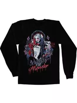 Лонгслив DC Commics Harley Quinn, черный