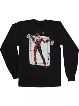 Лонгслив DC Commics Harley Quinn, черный