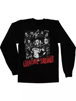 Лонгслив DC Suicide Squad, черный
