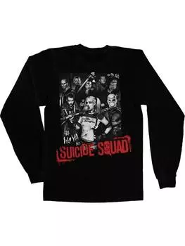 Лонгслив DC Suicide Squad, черный