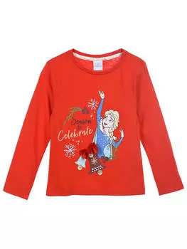 Лонгслив Disney Frozen, красный