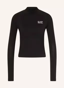 Лонгслив EA7 EMPORIO ARMANI, черный