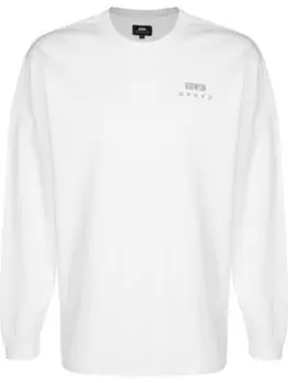 Лонгслив EDWIN, цвет white garment washed