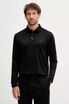 Лонгслив Emporio Armani, черный