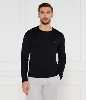 Лонгслив Emporio Armani, черный