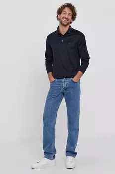 Лонгслив Emporio Armani, темно-синий