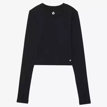 Лонгслив Even&Odd Active Super Soft Cotton Touch, черный