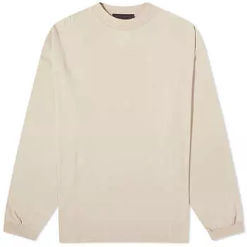 Лонгслив Fear Of God Essentials Essentials, серо-бежевый