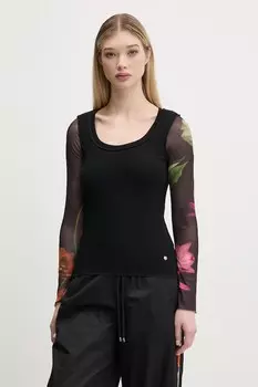 Лонгслив FLINT Desigual, черный