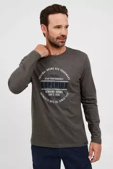 Лонгслив FQ1924 Langarmshirt, серый