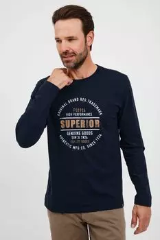 Лонгслив FQ1924 Langarmshirt, синий
